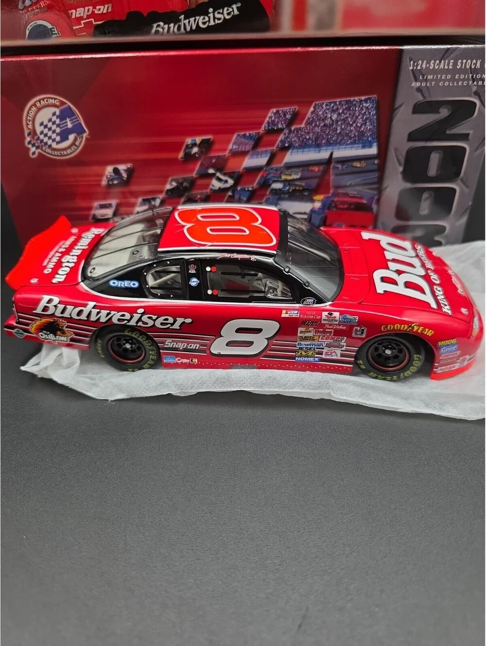 2000 Dale Earnhardt Jr Budweiser Bud No Bull Richmond Rookie Action NASCAR 1/24